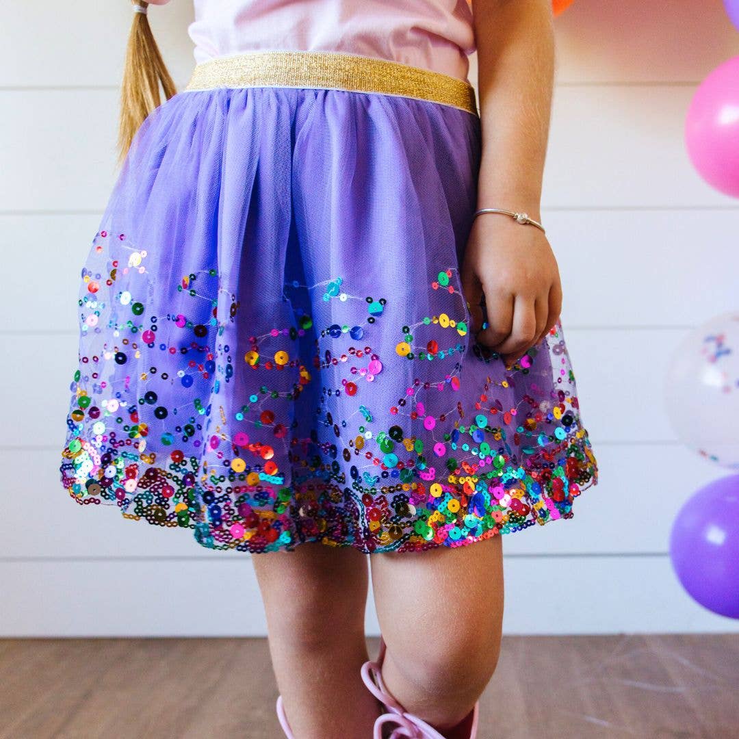 Lavender Confetti Tutu - Dress Up Skirt - Kids Tutu