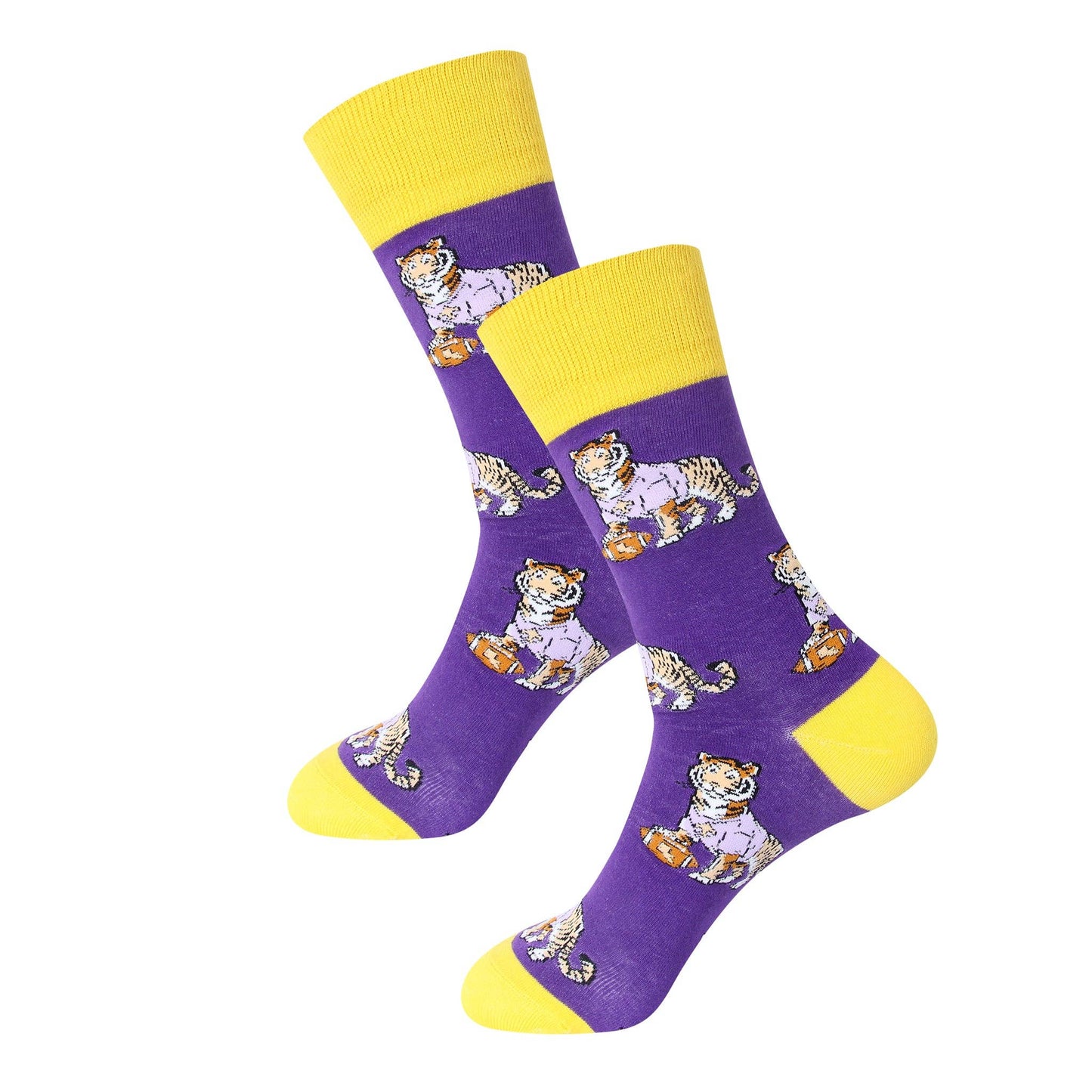 Purple Tiger Socks
