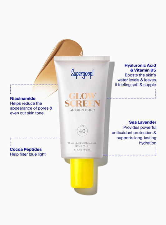 Supergoop Glow Screen Golden Hour SPF 40