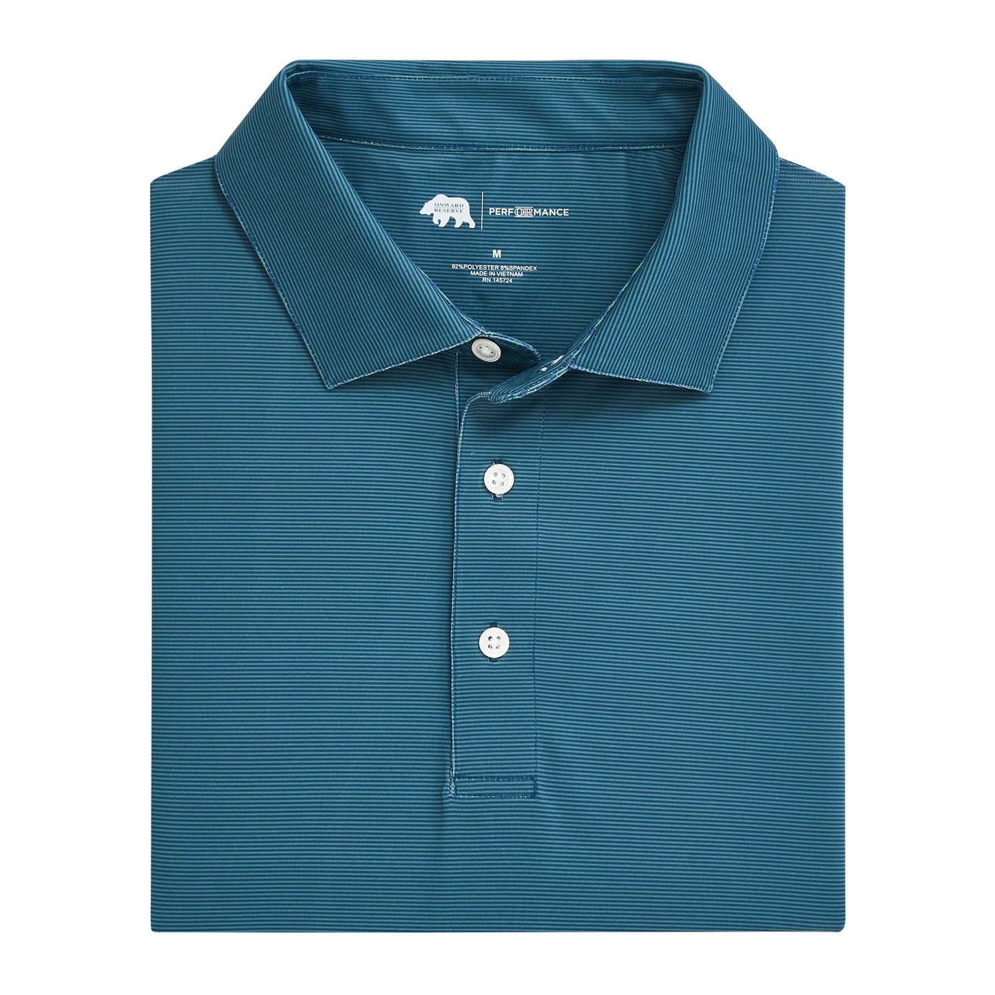 Titan Hairline Stripe Performance Polo