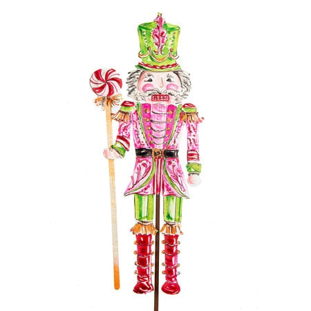 Nutcracker Yard Stake - Pink