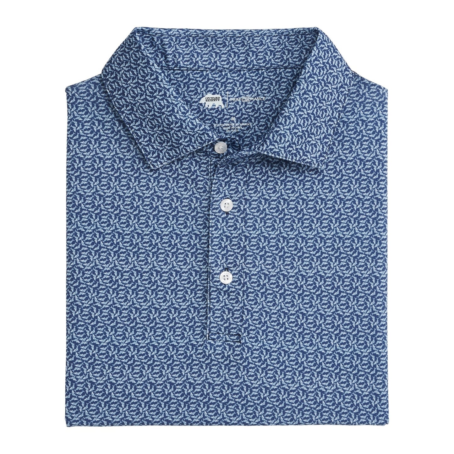 Fins Printed Icon Polo