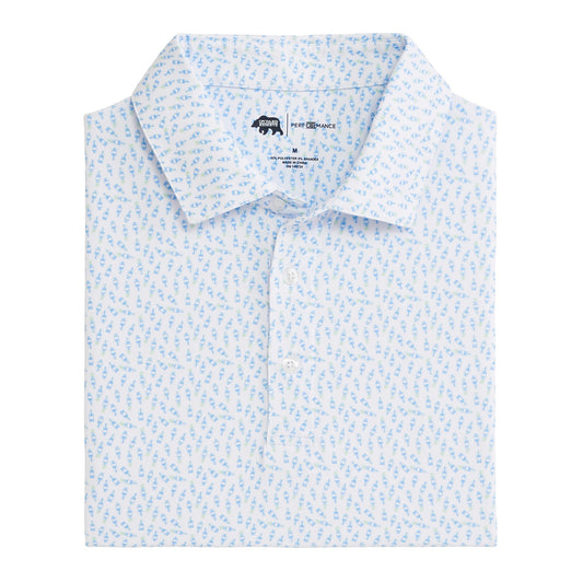 Leeward Printed Performance Polo