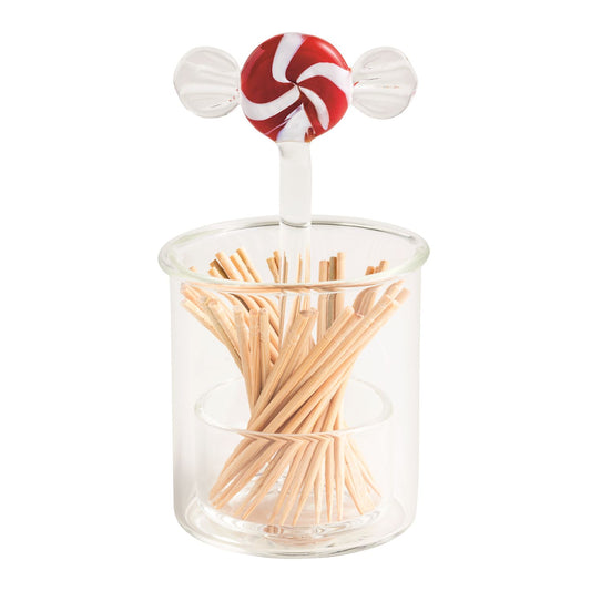 Peppermint Toothpick Holder