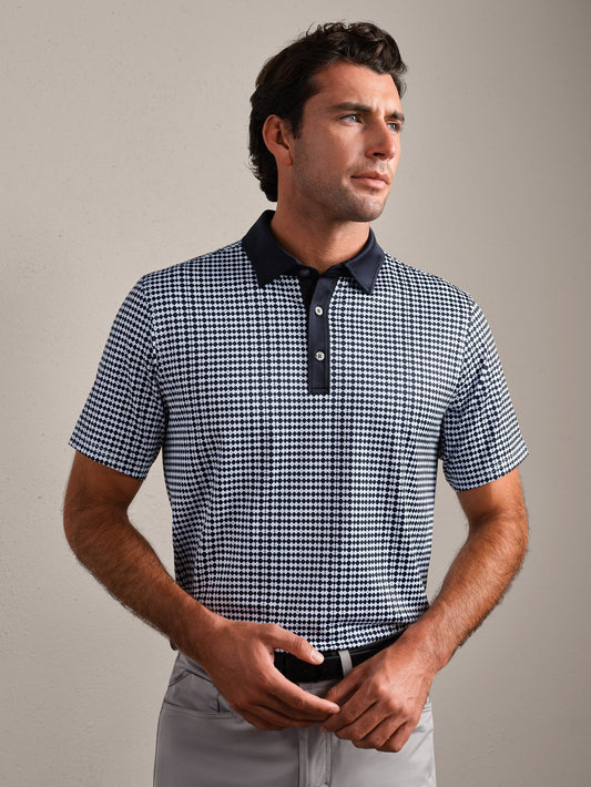 Drive Time Polo - True Navy Geo