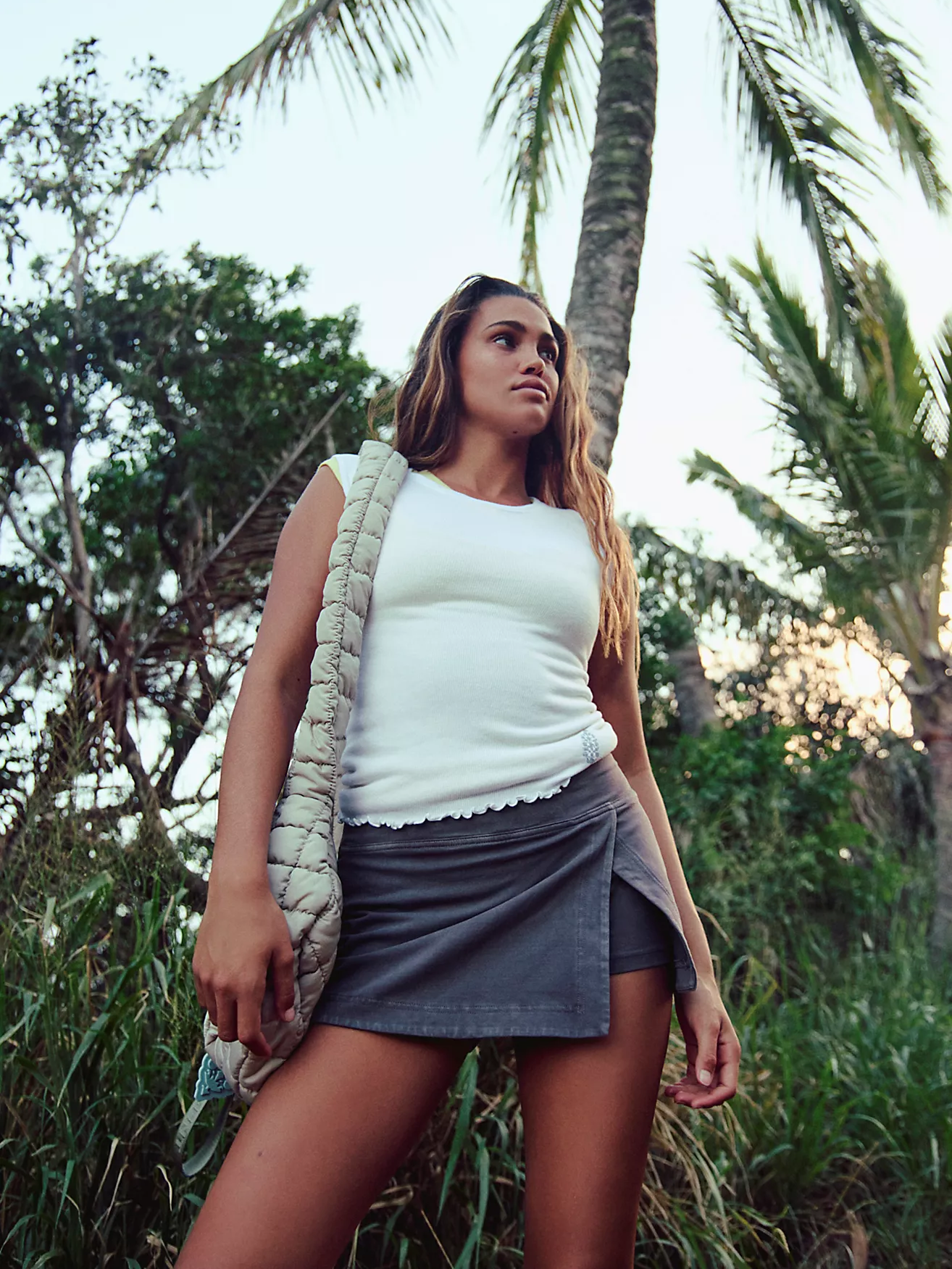 Hot Shot Mini Skort - Chocolate