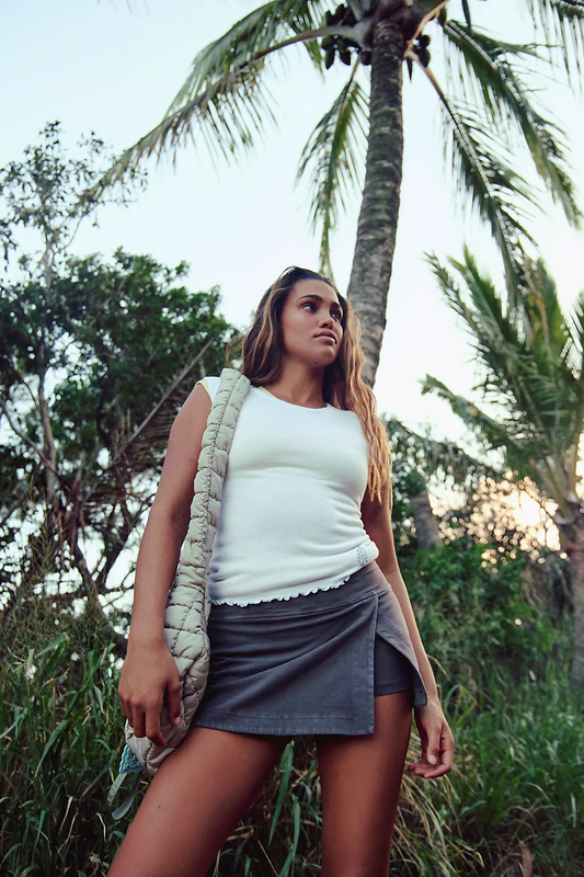 Hot Shot Mini Skort - Chocolate