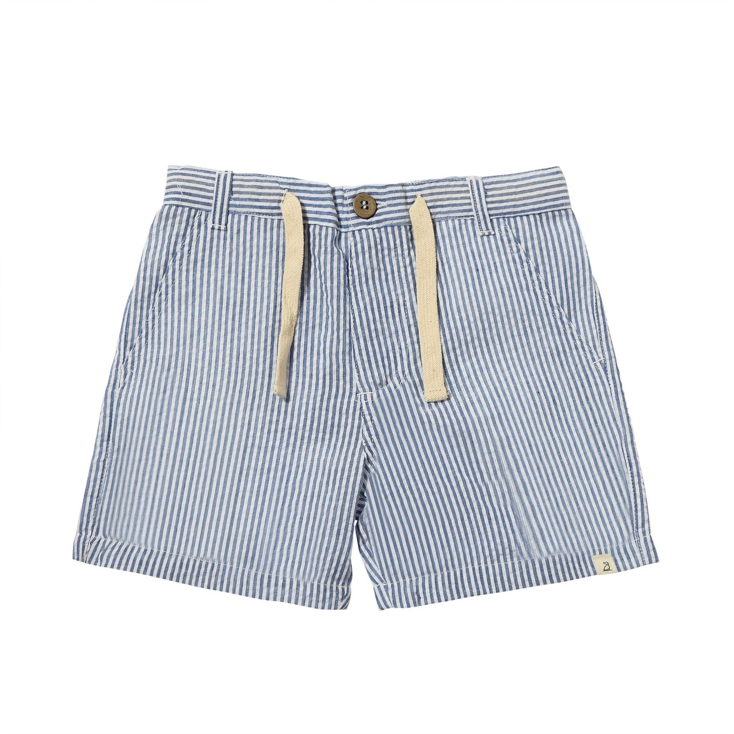 Royal/White Seersucker Shorts