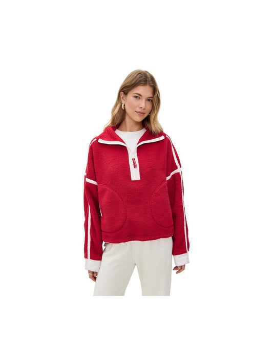 Mountain High Half Zip - Candy Apple