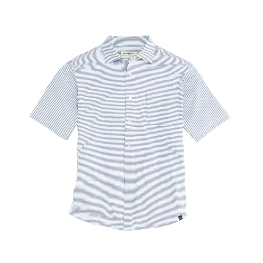 Drift Shirt - Modern Seersucker with Performance Stretch