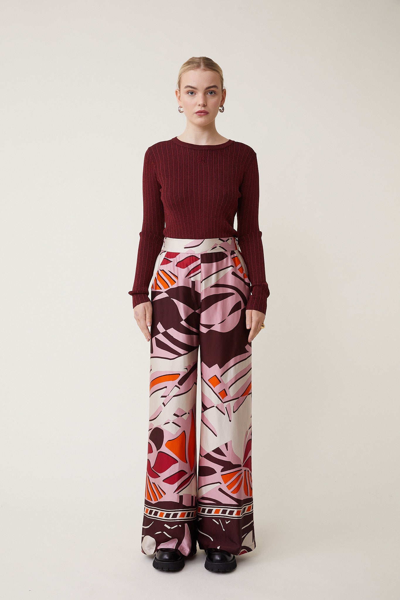 Jojo geometric pants