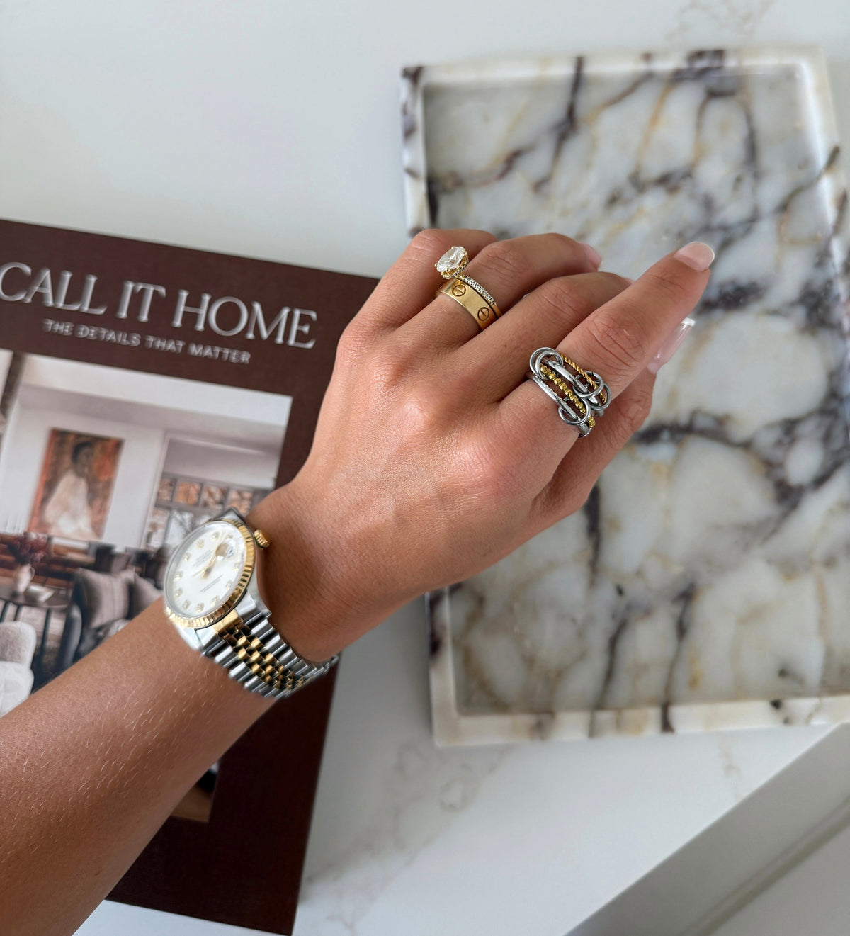 Casey Two Tone Ring