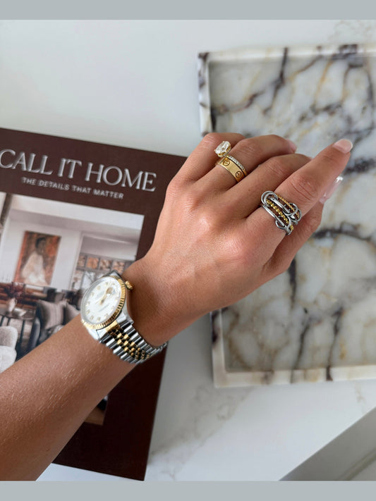 Casey Two Tone Ring