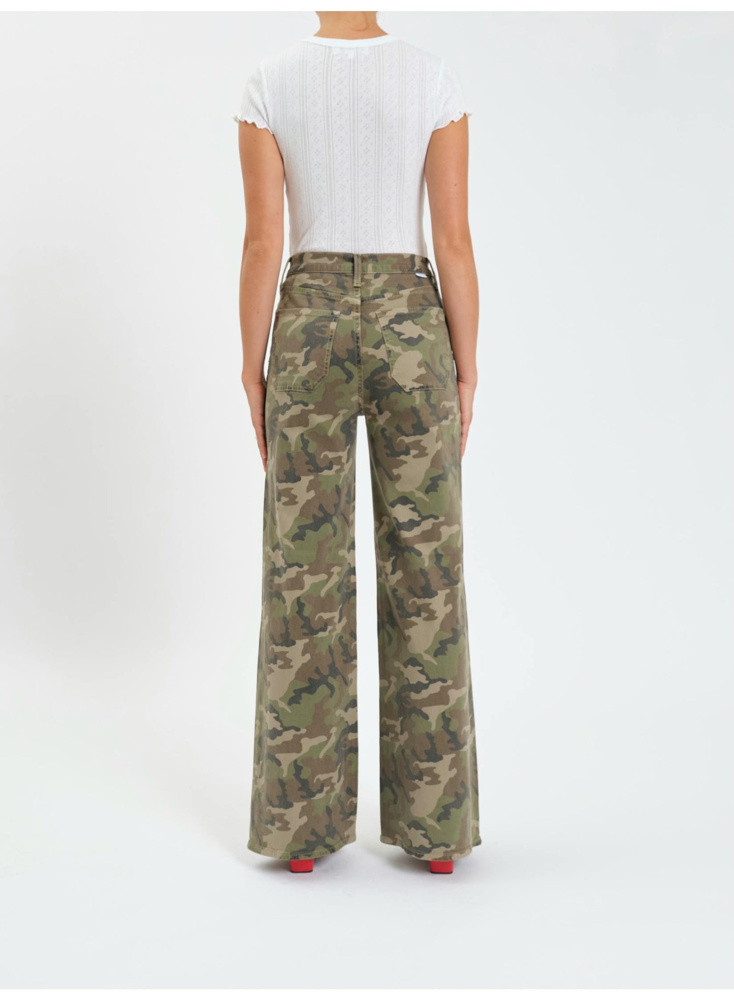 Far Out Patch Pocket Wide Leg - Hideaway
