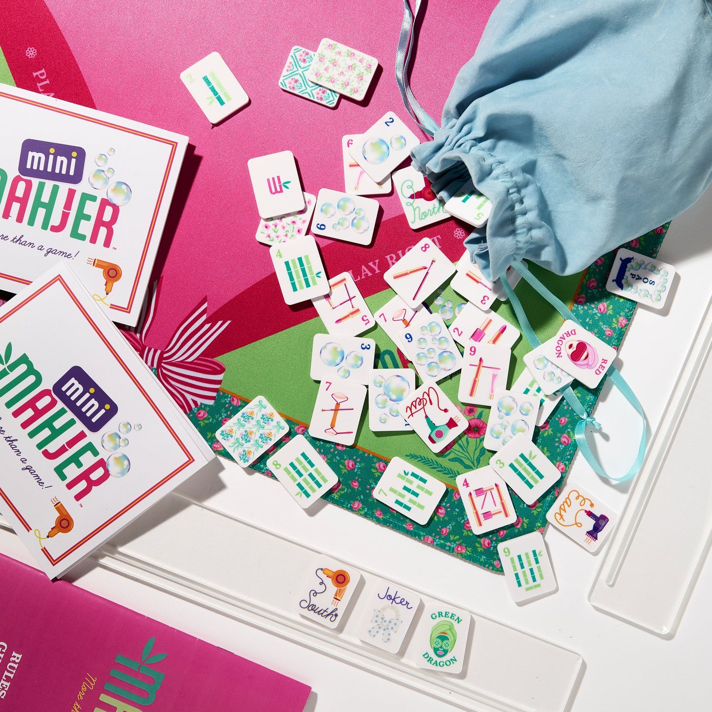 Mini Mahjer Complete Set - Bubbles & Bows