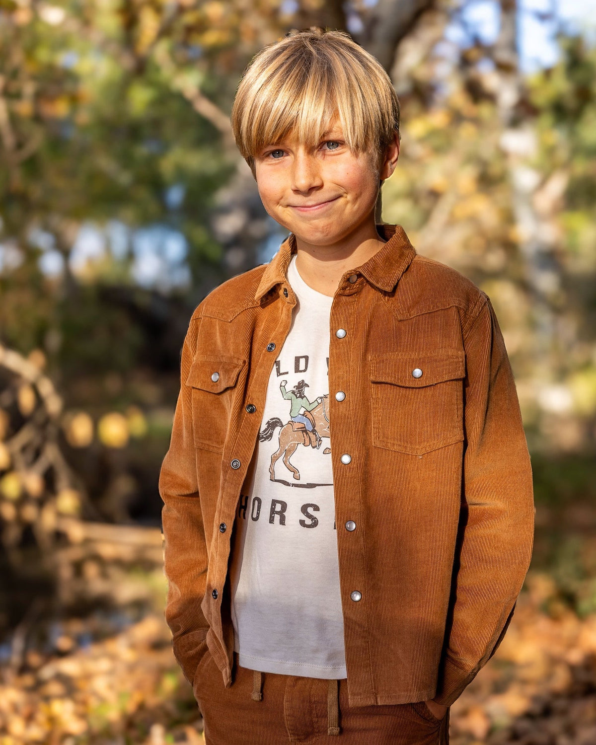 Frontier Corduroy Shirt - Saddle