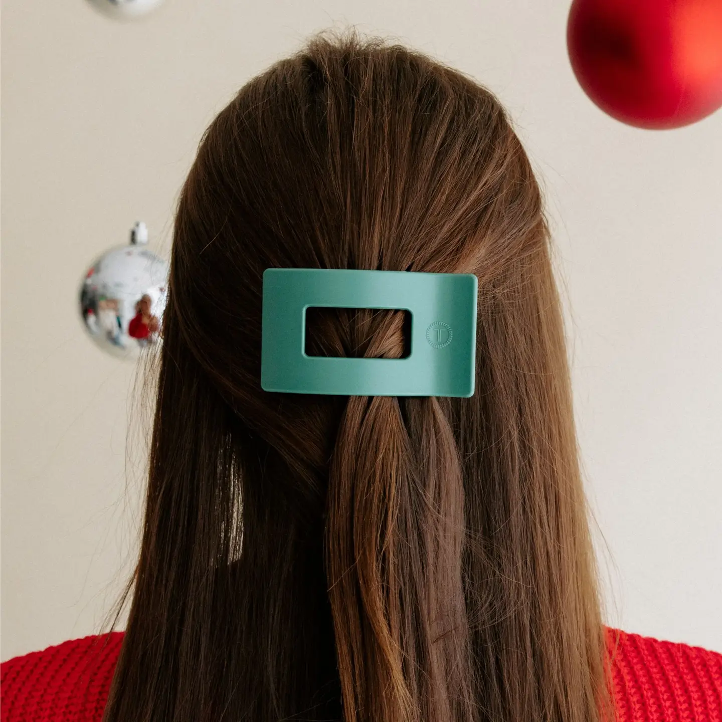 Flat Rectangle Hair Clip | Small | Fir Real
