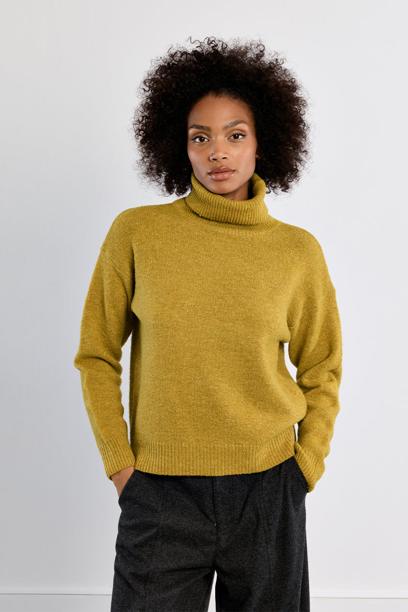Knitted Sweater - Lime Green