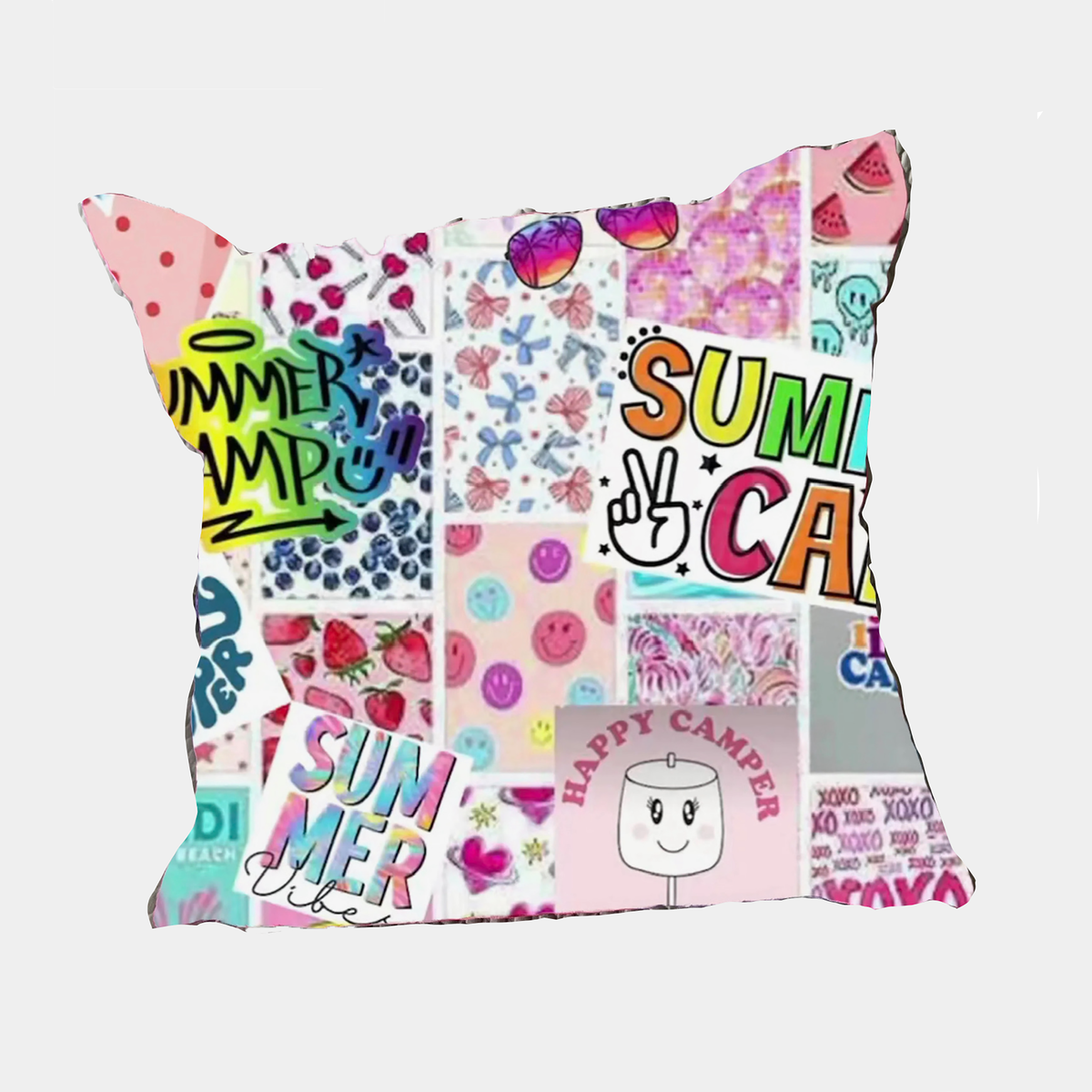 Summer Camp Sleepover Pillow