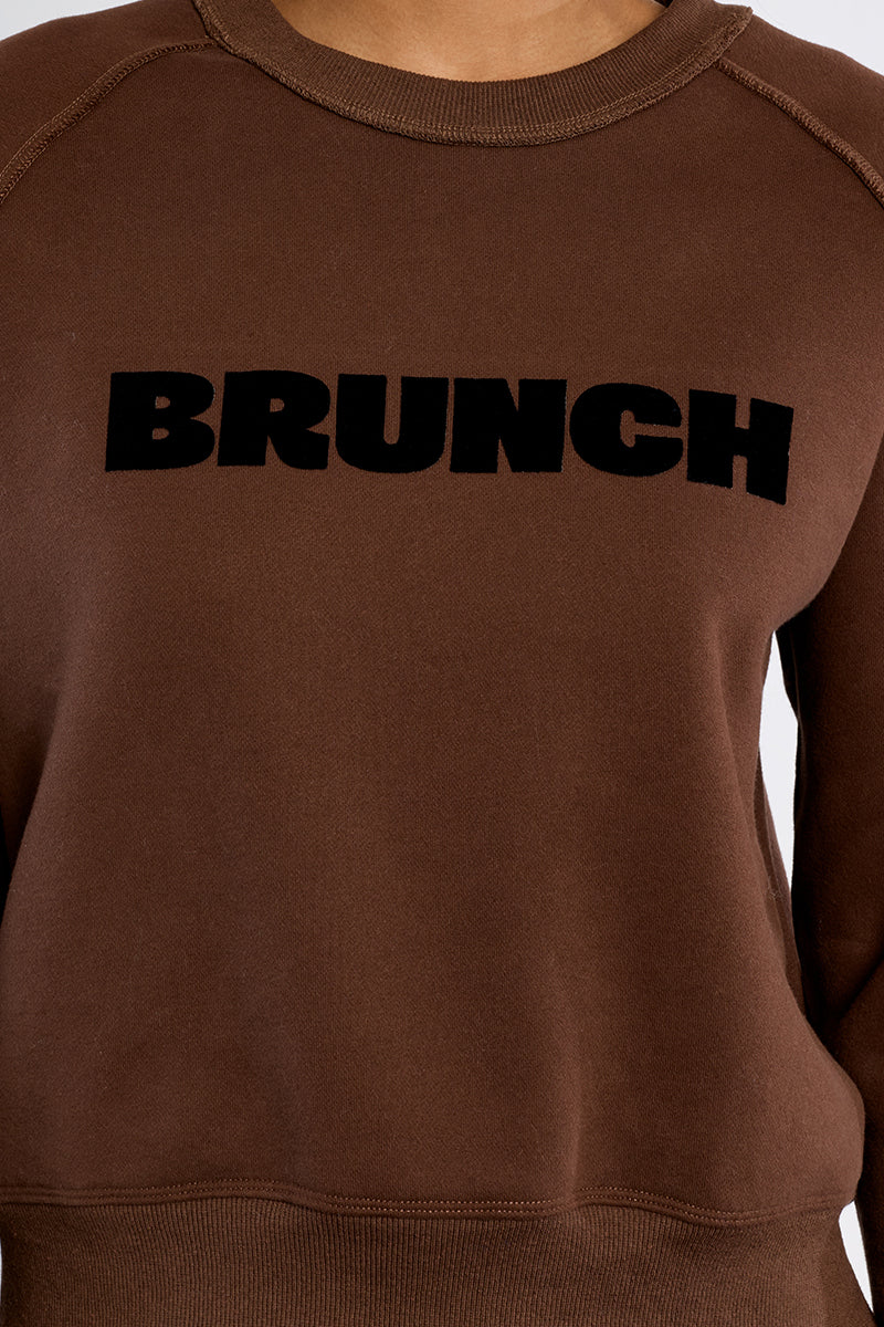 Brunch Knitted Sweater - Chocolate