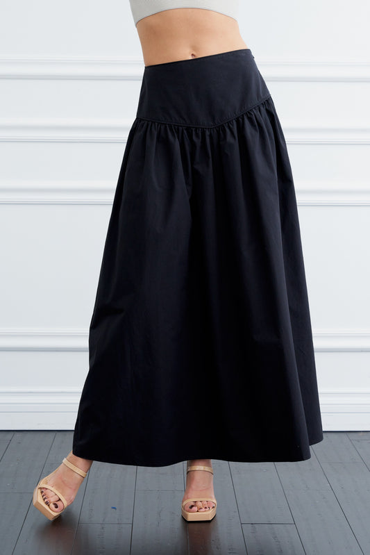 Emmeline Maxi Skirt with Piping Details