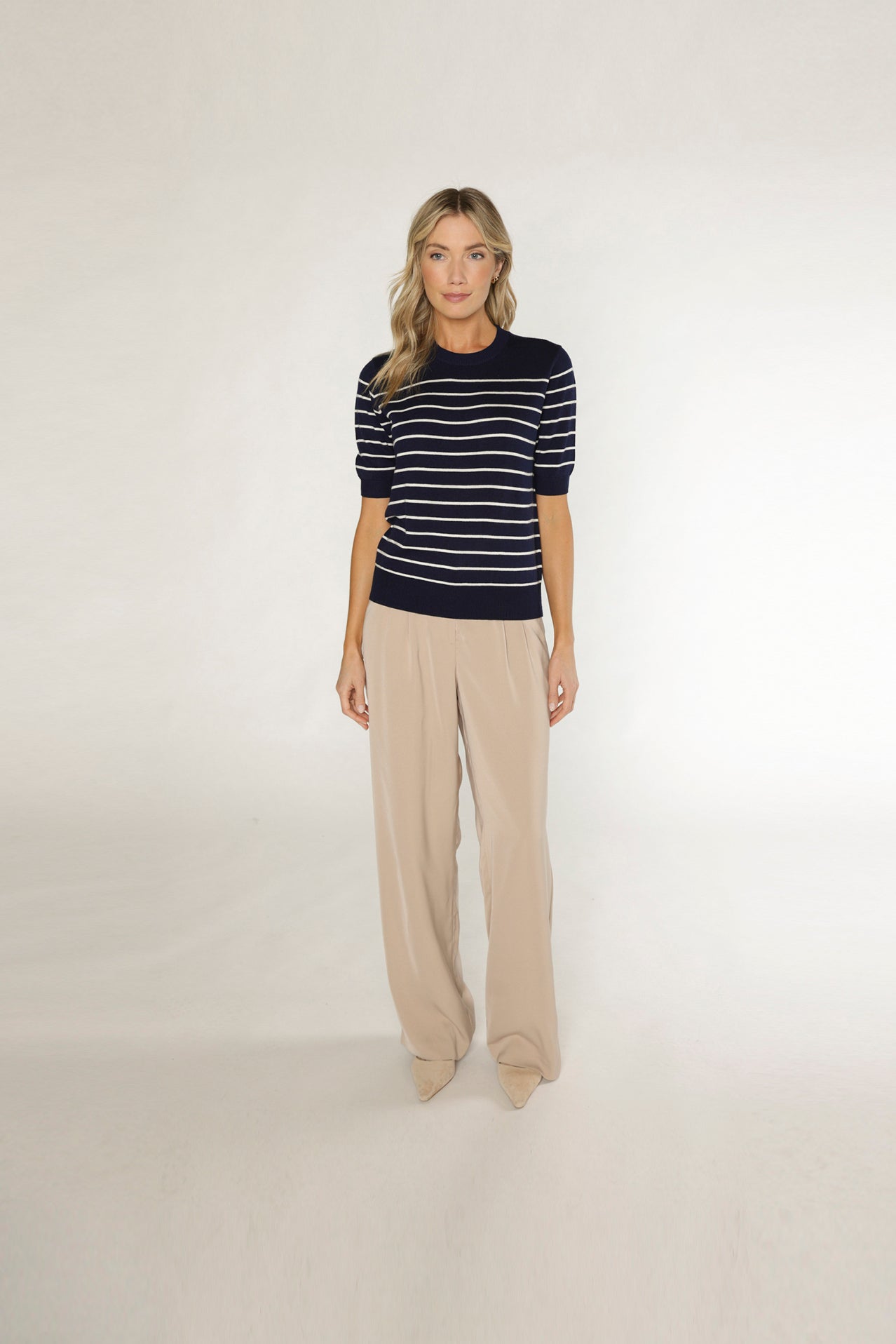 Claire Midnight Stripe Sweater