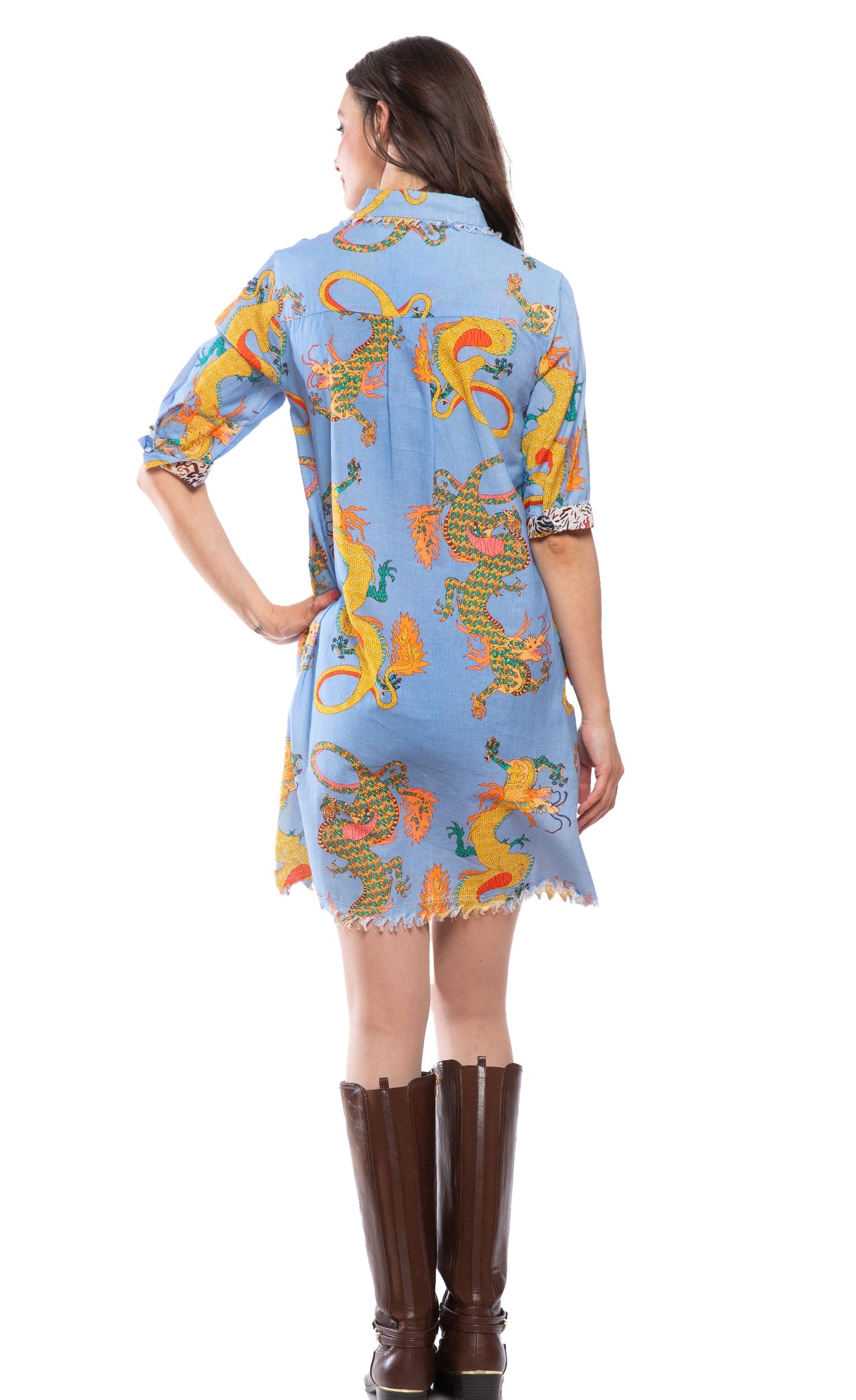 Chatham Dragon Dress - Blue