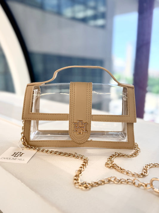 Grace Clear Bag - Nude