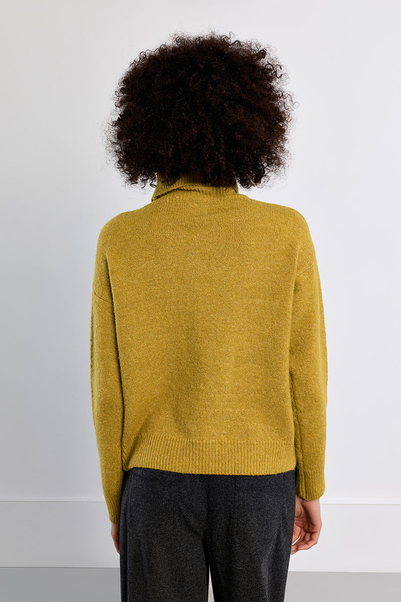 Knitted Sweater - Lime Green
