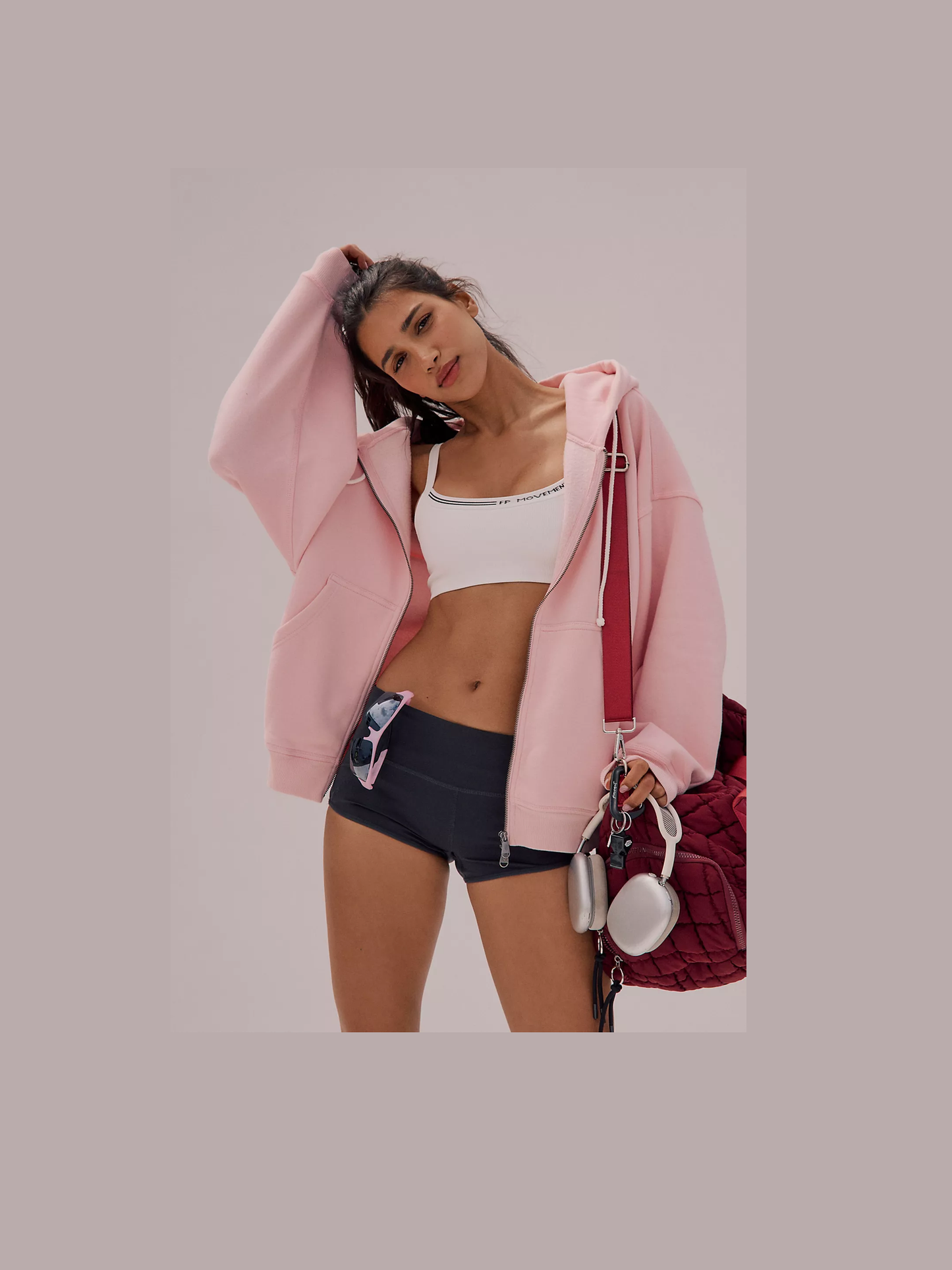 Final Call Zip Up - Pinky Fuchsia
