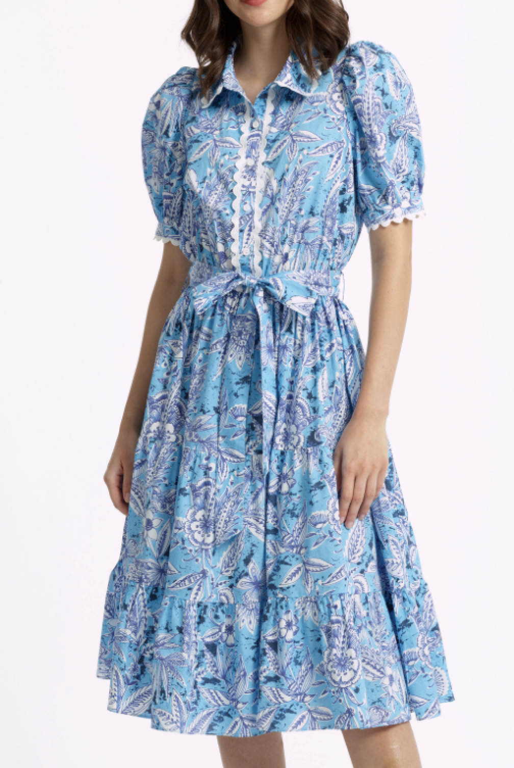 Blue Batik Dress