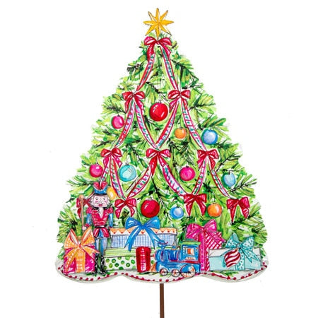 Christmas Tree Yard Stake