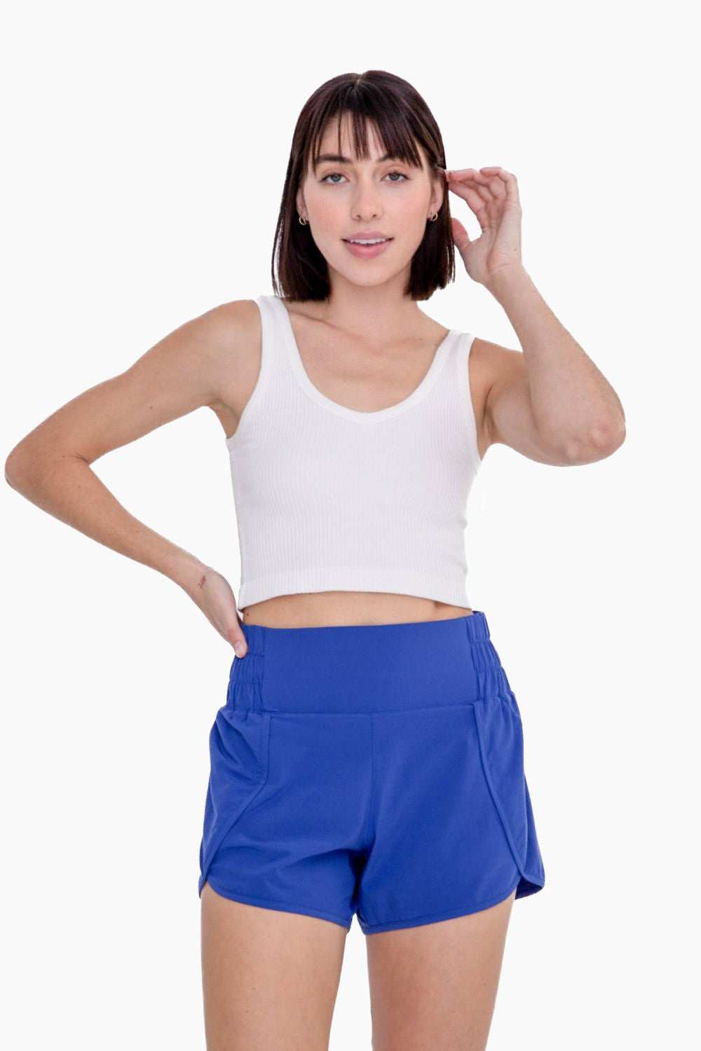 Ribbed Seamless Cropped Tank