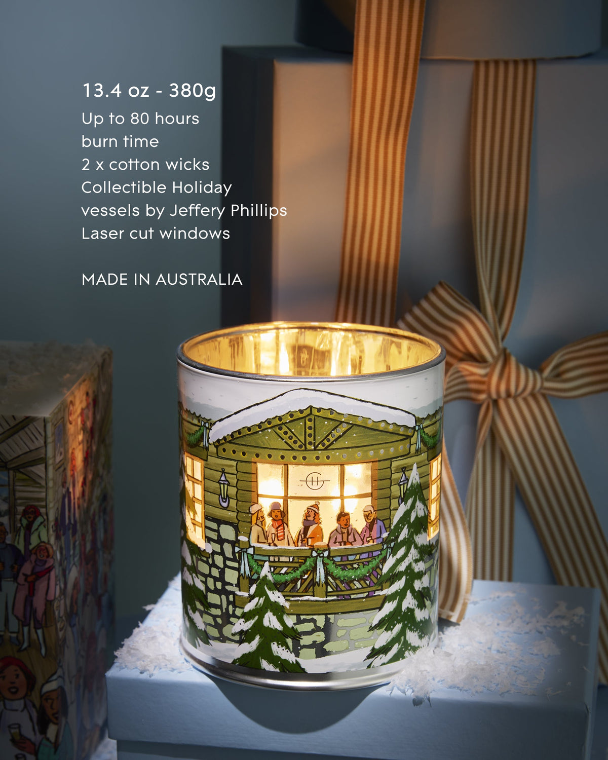 White Christmas 13.4oz Candle