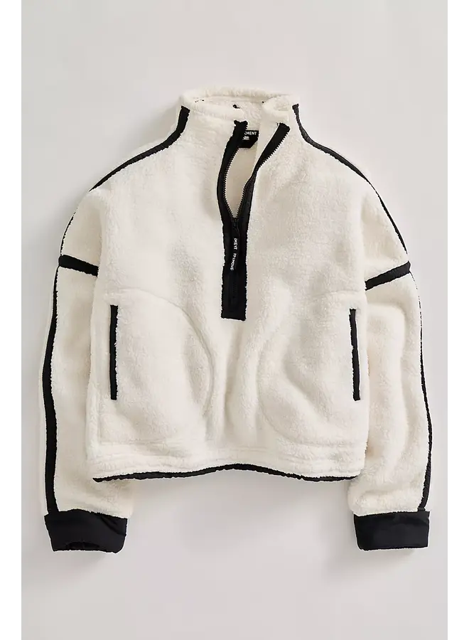 Mountain High Half Zip - White / Black Combo