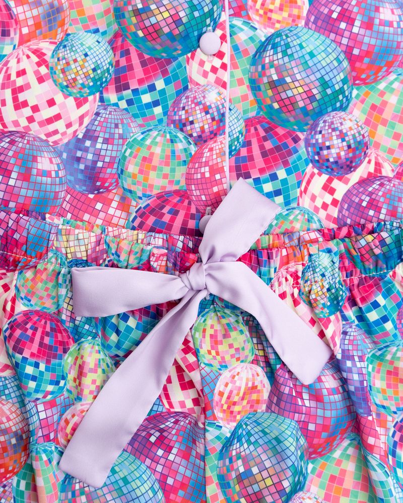 Disco Queen Short Sleeve Pajama Pant Set