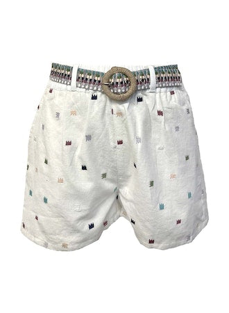 Mallory Embroidered Shorts