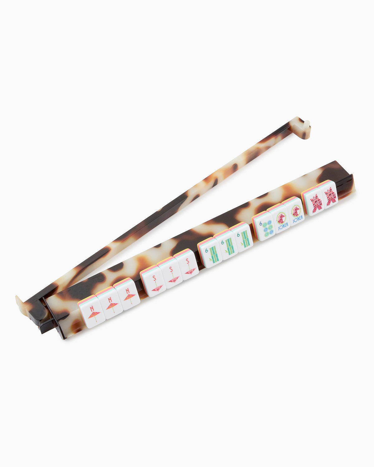 Oh My Mahjong Racks & Pushers - Blonde Tortoise Shell