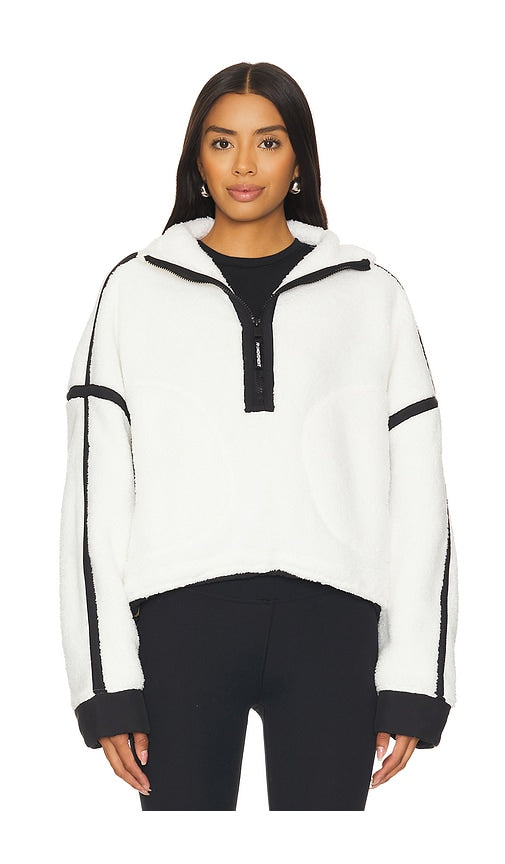 Mountain High Half Zip - White / Black Combo