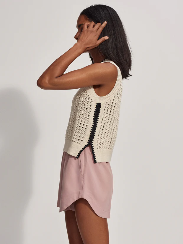 Delaney Knit Vest - Birch