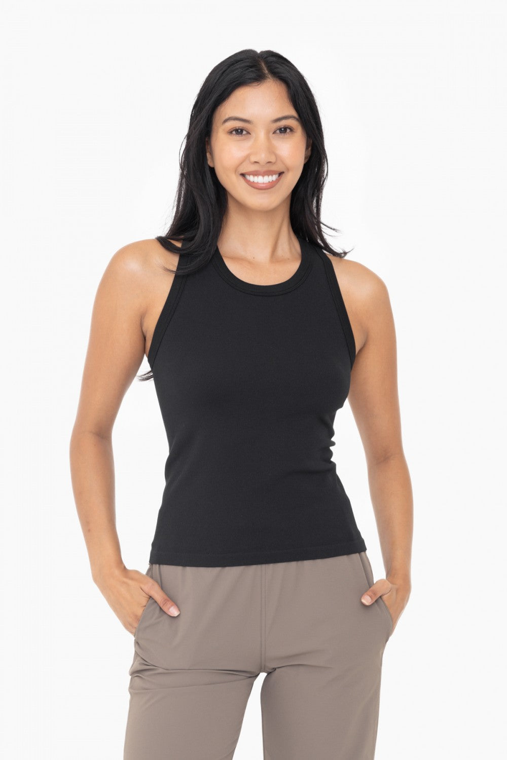 Seamless Ribbed Racerback Tank