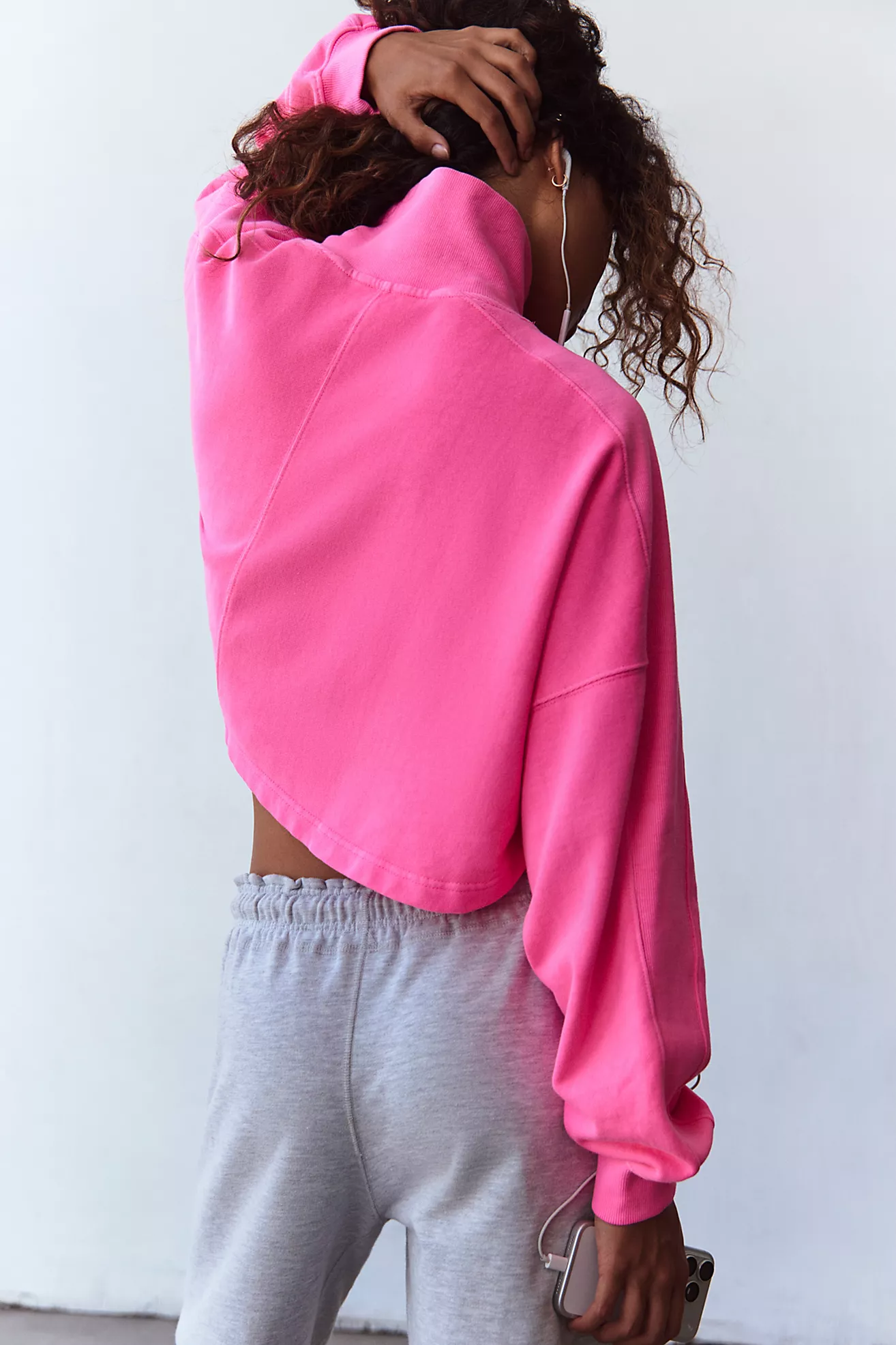 Pickup Game Pullover - Hot Pink