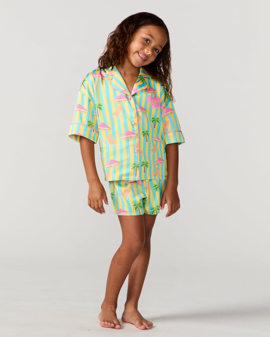 Silky Cabana Club Pajama Set