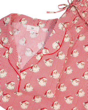 Red Vintage Santa Pajamas