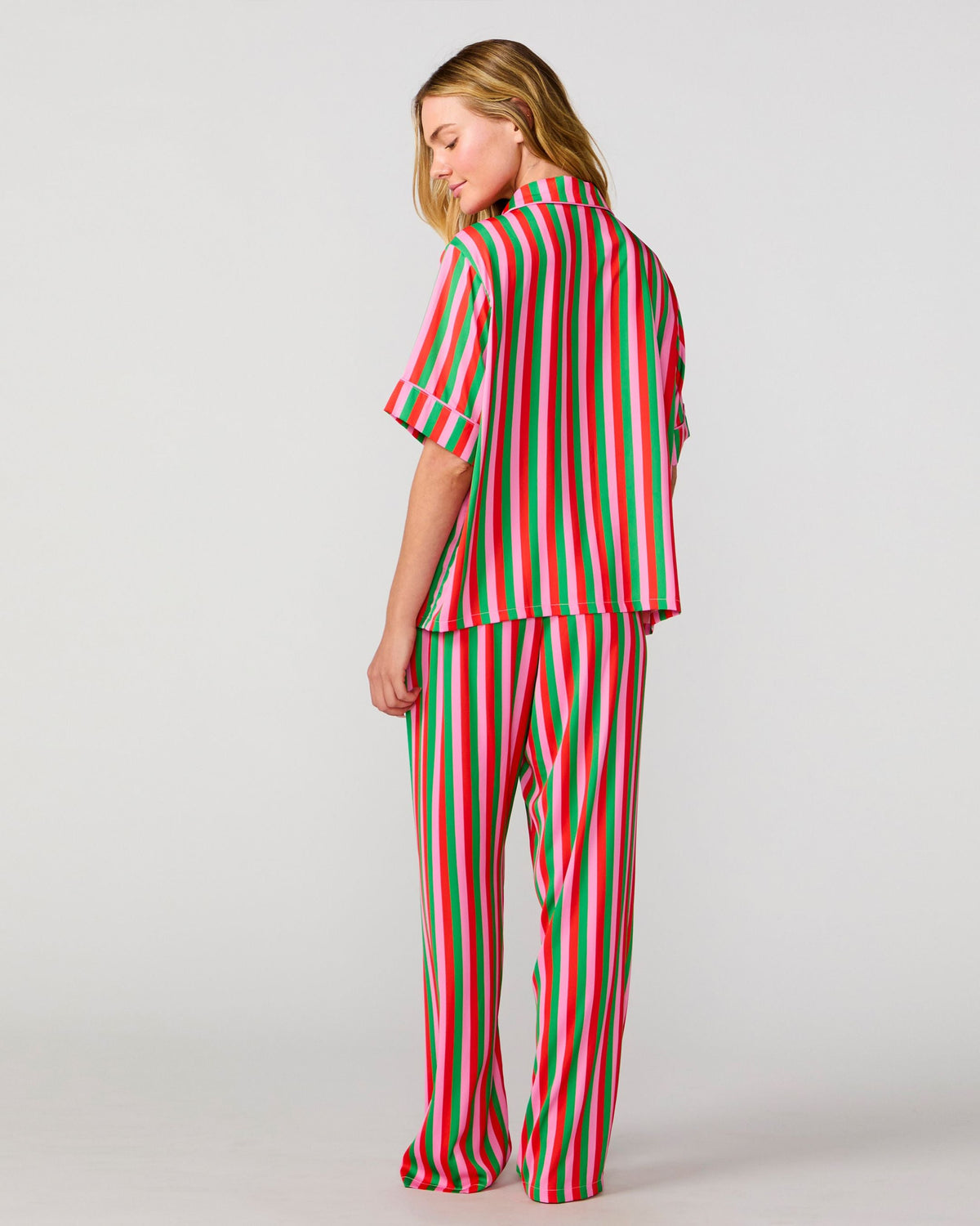 Candy Christmas Silky PJ Pant Set