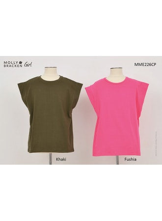 Girls Cap Sleeve Tee