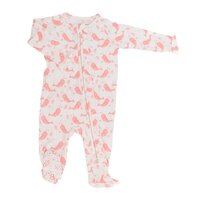 Bamboo Ruffle Footie Pajamas