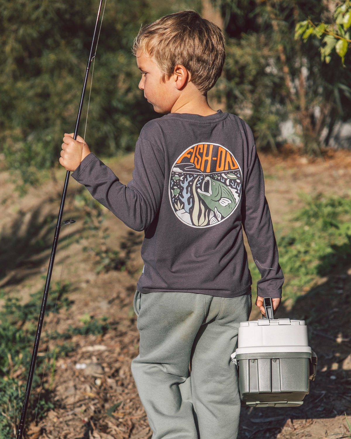 Fish On Long Sleeve Tee