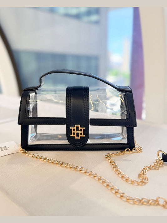 Grace Clear Bag - Navy