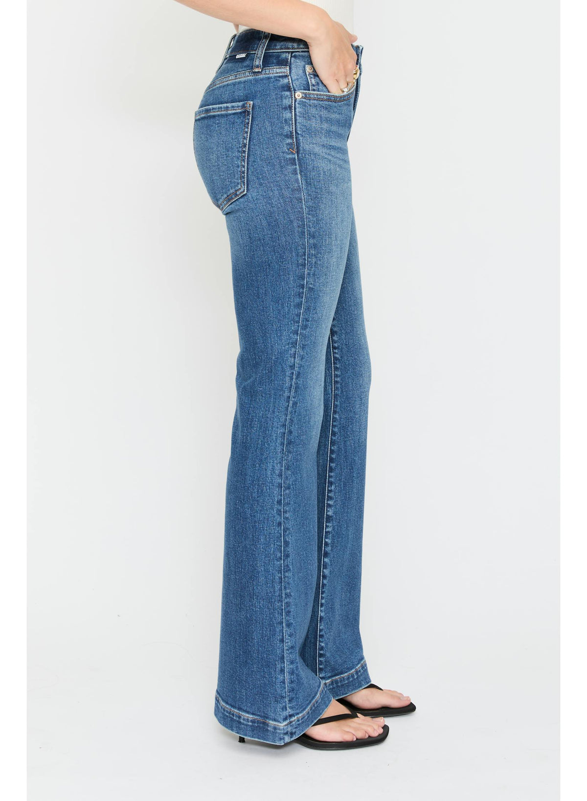 The Heartbreaker Mid Rise Flare - Dusk